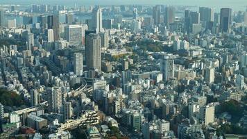 timelapse ciudad de tokio en japón video