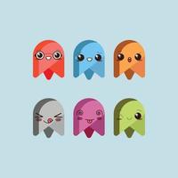 cute character colorful emoticon
