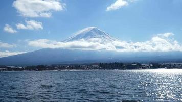montanha fuji de timelapse no japão
