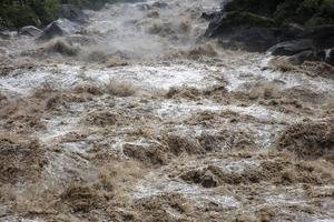 Urubamba river in Peru photo