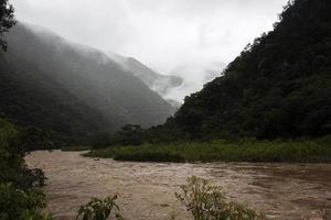 Urubamba river in Peru photo