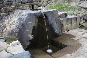 Old Peruvian fountain photo