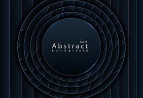 black paper cut background abstract papercut decoration with layers vector