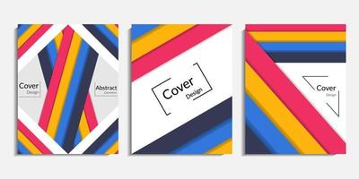 Cover design, modern abstract minimalist background vector