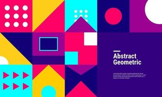 Geometric pattern background vector