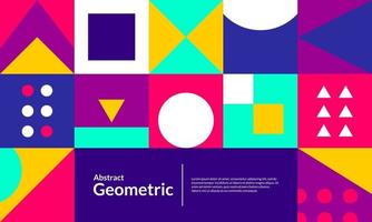 Geometric pattern background vector