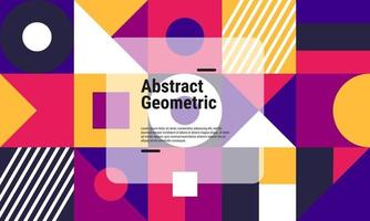 Abstract geometric background pattern vector