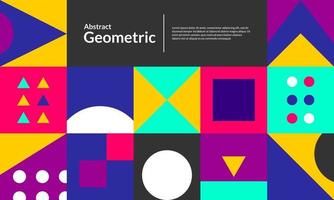 Geometric pattern background vector