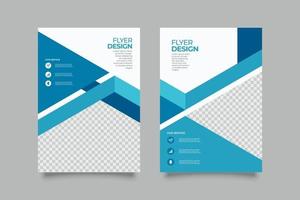 Modern medical products flyer print template vector