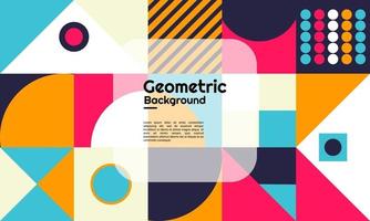 Abstract geometric background pattern vector