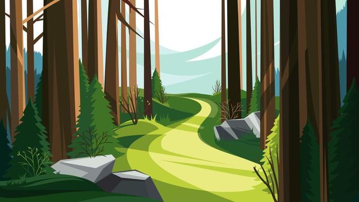 Forest Vector Art, Icons, and Graphics for Free Download
