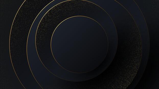 Luxury abstract background in the form of circles. vector