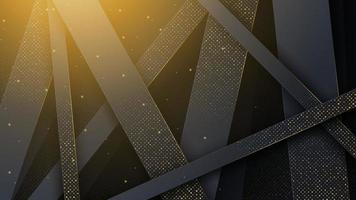 Abstract background with luxury gold trim. vector