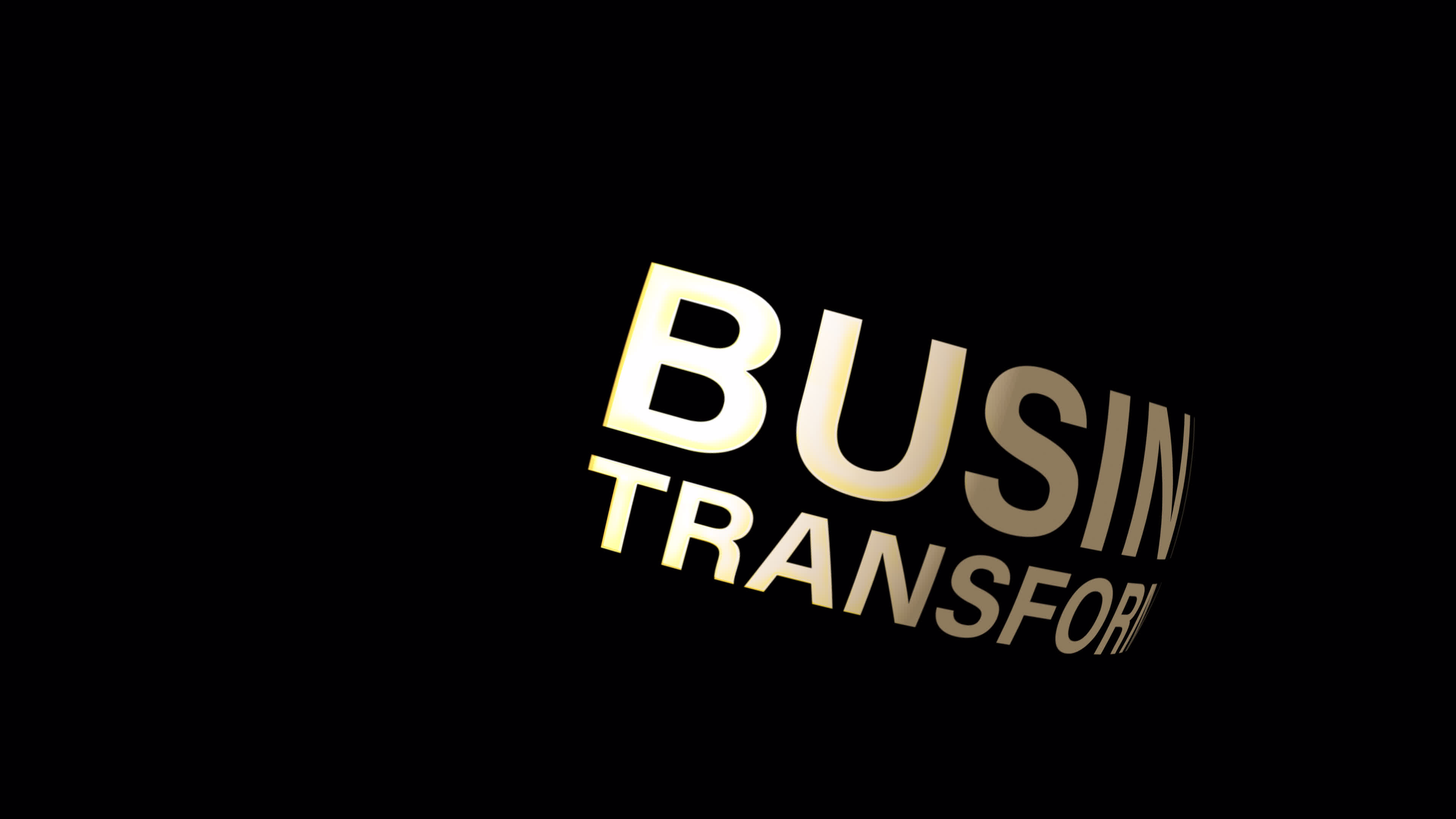 BUSINESS TRANSFORMATION 3D Text Animation with Alpha Channel 2068135 Stock  Video at Vecteezy