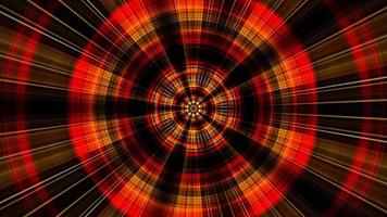 animation de boucle de vortex multicolore abstraite circulaire radiale
