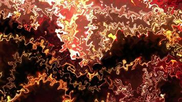 Shiny Sparkling Light-Red and Golden Wave Pattern Background video