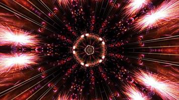 Abstract Burst Kaleidoscope Futuristic Rotation Loop video