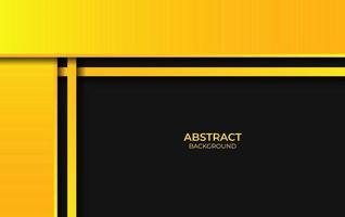 Abstract Yellow And Black Color Design vector