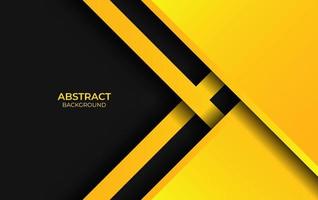 diseño de estilo abstracto amarillo y negro vector