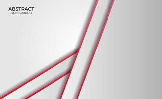 Abstract Red And White Style vector