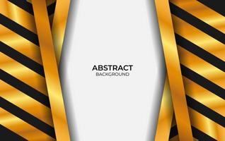 Design Abstract Black And Gold Style vector