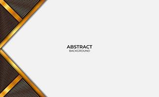 Abstract Background Luxury Gold And Black Design vector