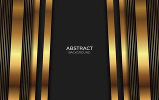 Abstract Background Gold And Black Style vector