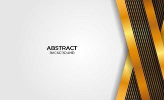 Abstract background gold and black vector