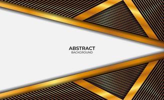 Design Luxury Gold And Black Background vector