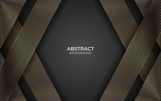 Design gold line abstract style vector