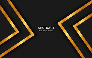 Abstract Black And Gold Background vector