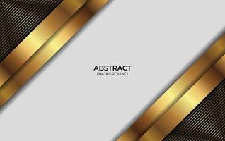 Abstract Gold And Black Background Design vector