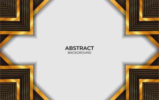 Design Black And Gold Abstract Background vector