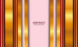 Abstract Red And Gold Design Background vector