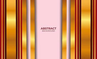 Abstract Red And Gold Design Background vector