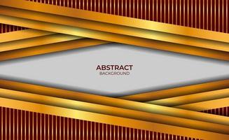 Design Luxury Style Red And Gold Background vector
