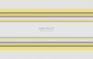 fondo abstracto diseño blanco y amarillo vector