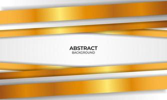 Luxury White and Gold Design vector
