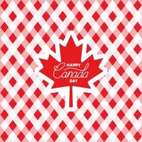 Canada day with maple leaf design vector