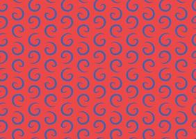 Vector texture background, seamless pattern. Hand drawn, red, blue colors.