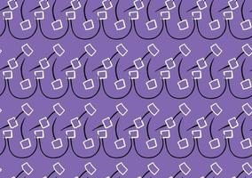 Vector texture background, seamless pattern. Hand drawn, purple, white, black colors.