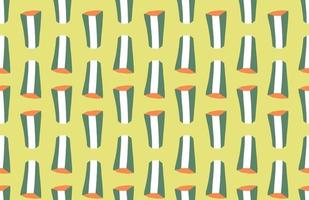 Vector texture background, seamless pattern. Hand drawn, green, yellow, orange, white colors.