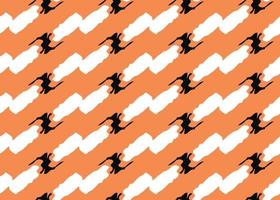 Vector texture background, seamless pattern. Hand drawn, orange, white, black colors.