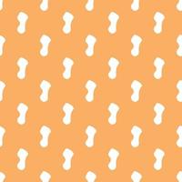 Vector seamless texture background pattern. Hand drawn, orange, white colors.