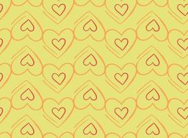 Vector texture background, seamless pattern. Hand drawn, yellow, orange, red colors.