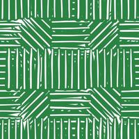 Vector seamless texture background pattern. Hand drawn, green, white colors.