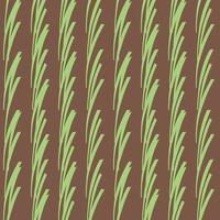 Vector seamless texture background pattern. Hand drawn, brown, green colors.