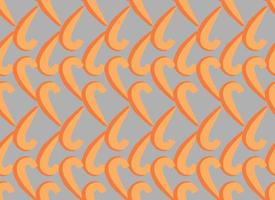 Vector texture background, seamless pattern. Hand drawn, orange, grey colors.