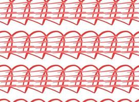 Vector texture background, seamless pattern. Hand drawn, red, white colors.