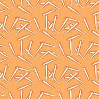 Vector seamless texture background pattern. Hand drawn, orange, white colors.